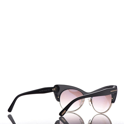 Tom Ford Lola Cat Eye Sunglasses TF387 Black 4 of 9