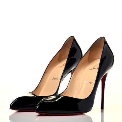 Christian Louboutin Patent Corneille 100 Pumps 40.5 Black 3 of 8
