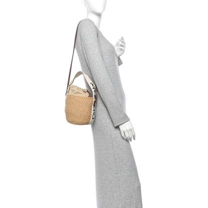 Chloe Natural Woven Fiber Small Woody Basket 2 of 11