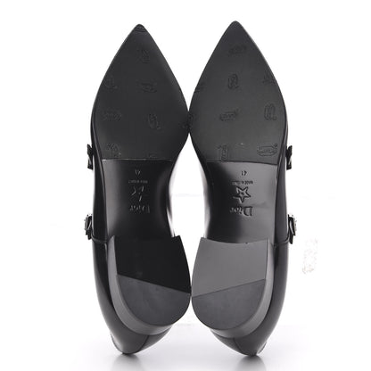 Christian Dior Brushed Calfskin Swing Monk Shoe 41 Black 5 of 8