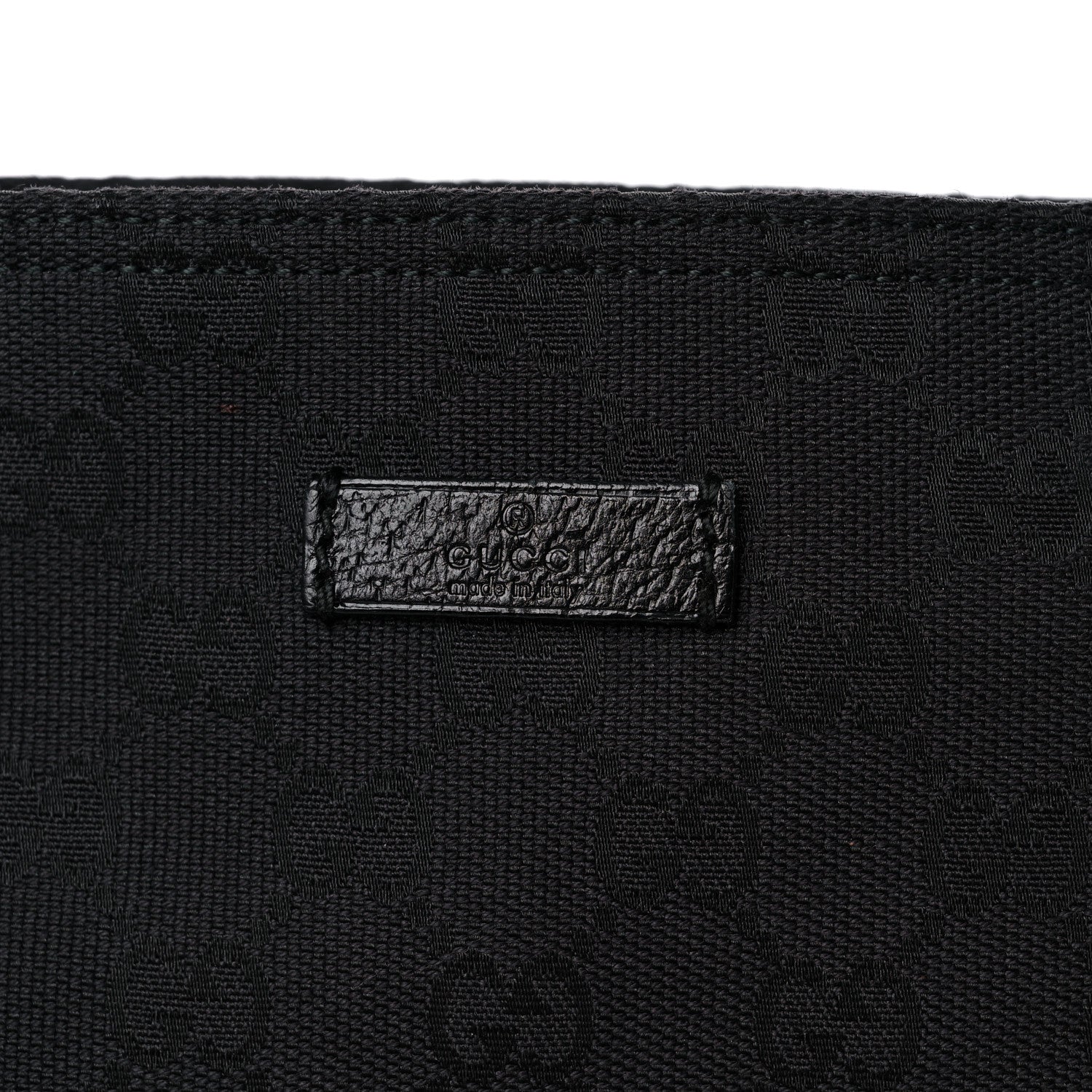 Gucci Monogram Web Small Flat Messenger Crossbody Black 11 of 15