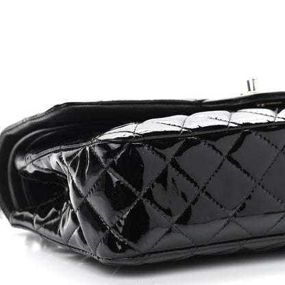 Chanel Patent Quilted Medium Double Flap Black 9 of 13