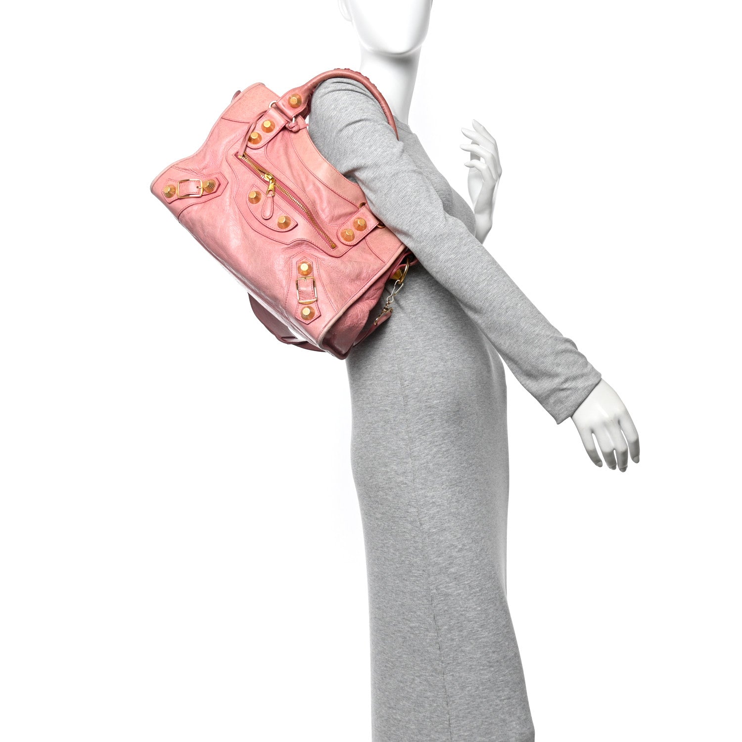 Balenciaga Agneau Giant 21 Gold Hardware City Bubblegum 1839972