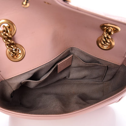 Gucci Calfskin Matelasse Mini GG Marmont Shoulder Bag Perfect Pink 5 of 7