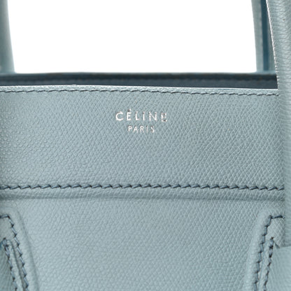 Celine Supple Calfskin Medium Phantom Luggage Slate Blue 6 of 18