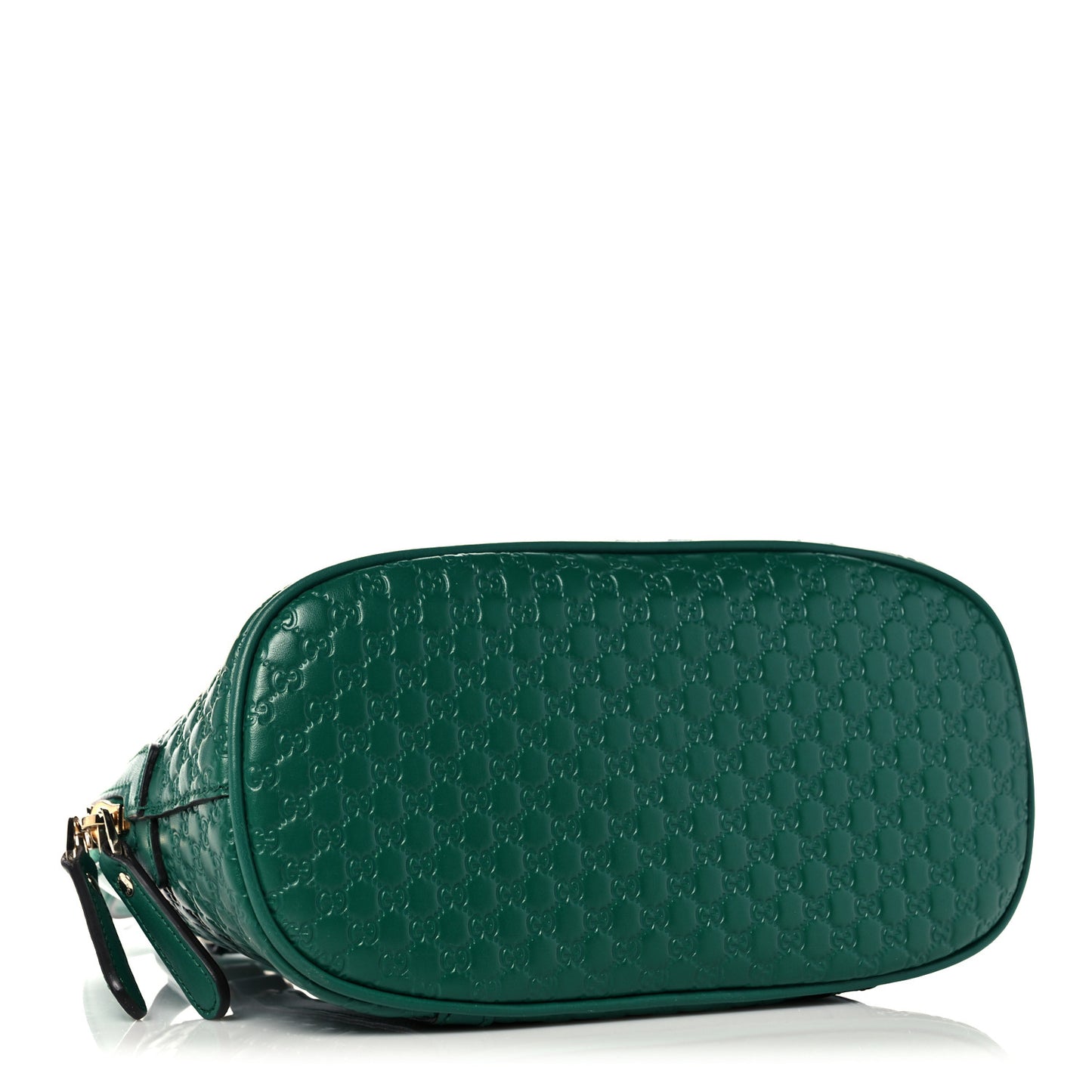 Soft Microguccissima Mini Dome Bag Emerald