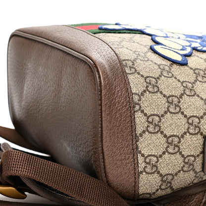 Gucci X DISNEY GG Supreme Monogram Web Three Little Pigs Ophidia Dome Backpack Beige New Acero 10 of 10