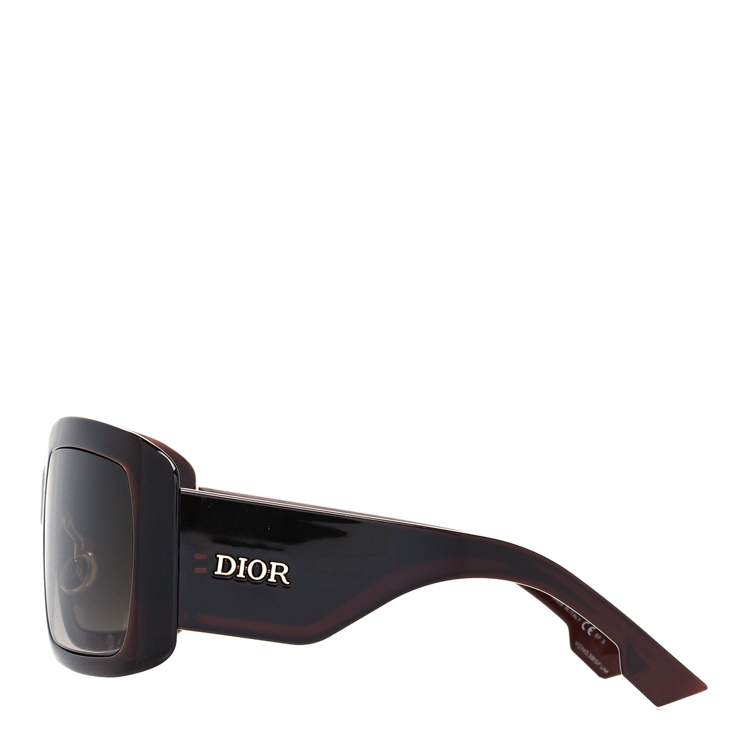 Christian Dior Acetate DiorSo Light 2 Shield Sunglasses Tortoise 3 of 9