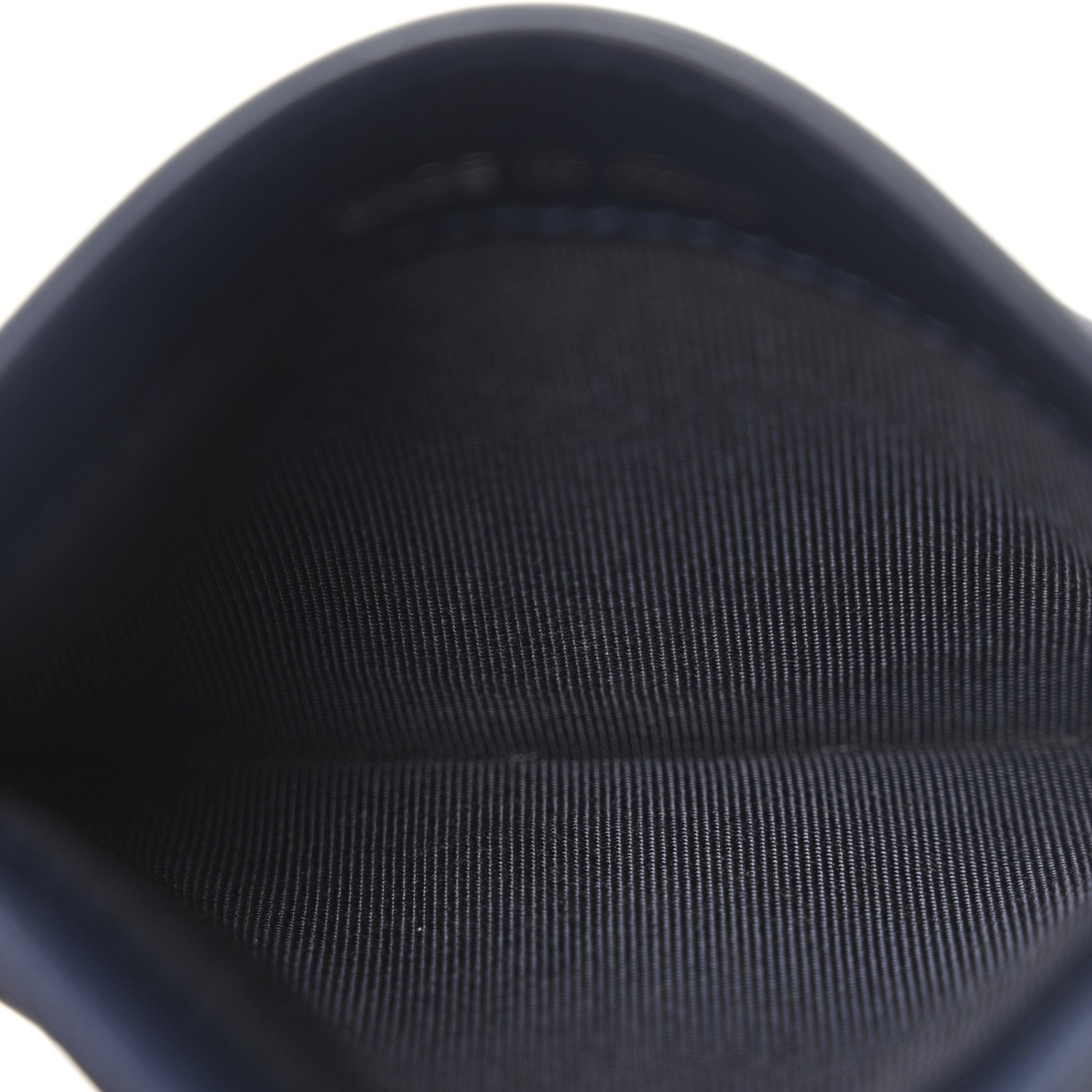 Chanel Caviar Chevron Quilted Card Holder Navy Blue 5 of 12