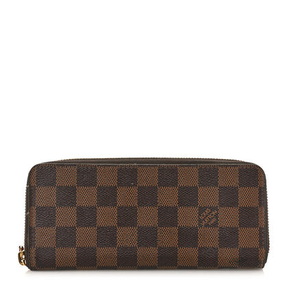 Louis Vuitton Damier Ebene Clemence Wallet Cherry 1 of 11