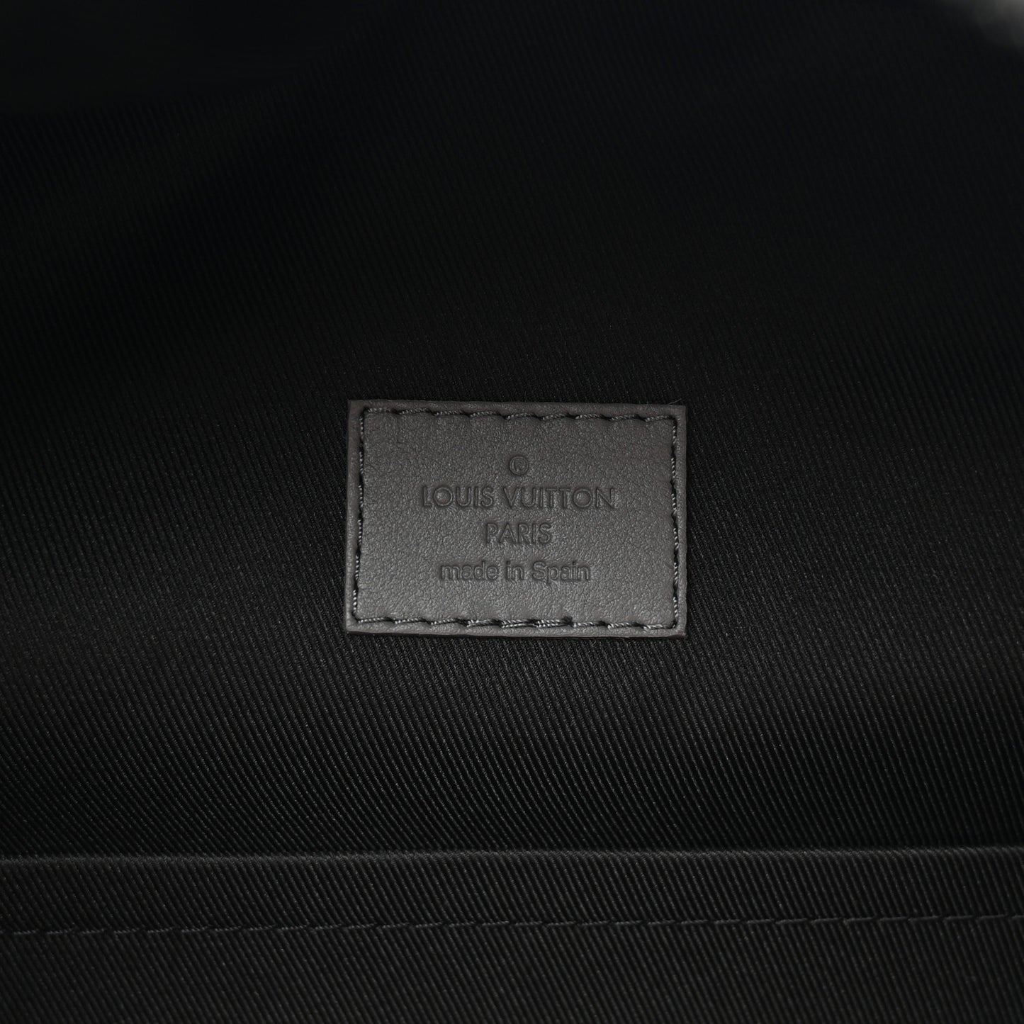 Calfskin Monogram Racer Backpack Grey