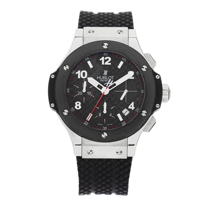 Hublot Stainless Steel Ceramic Rubber 44mm Big Bang Automatic Watch Black 342.SB.131.RX 1 of 5