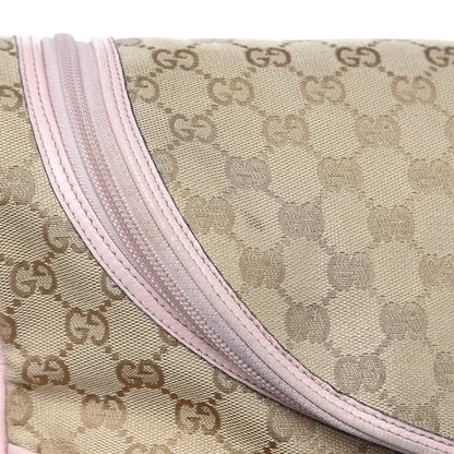 Gucci Monogram Web Diaper Bag Pink 13 of 22