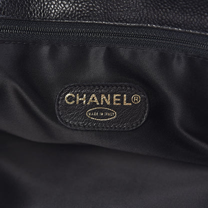Chanel Caviar Large CC Shoulder Bag Black 7 of 11