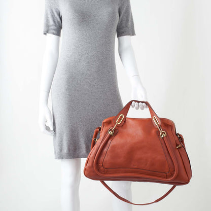 Chloe Calfskin Large Paraty Wood 2 of 10