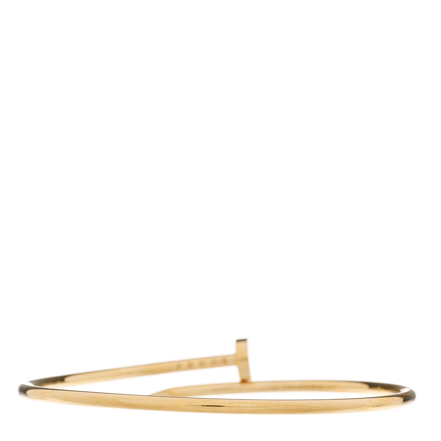 Cartier 18K Yellow Gold Small Juste Un Clou Bracelet 18 2 of 4