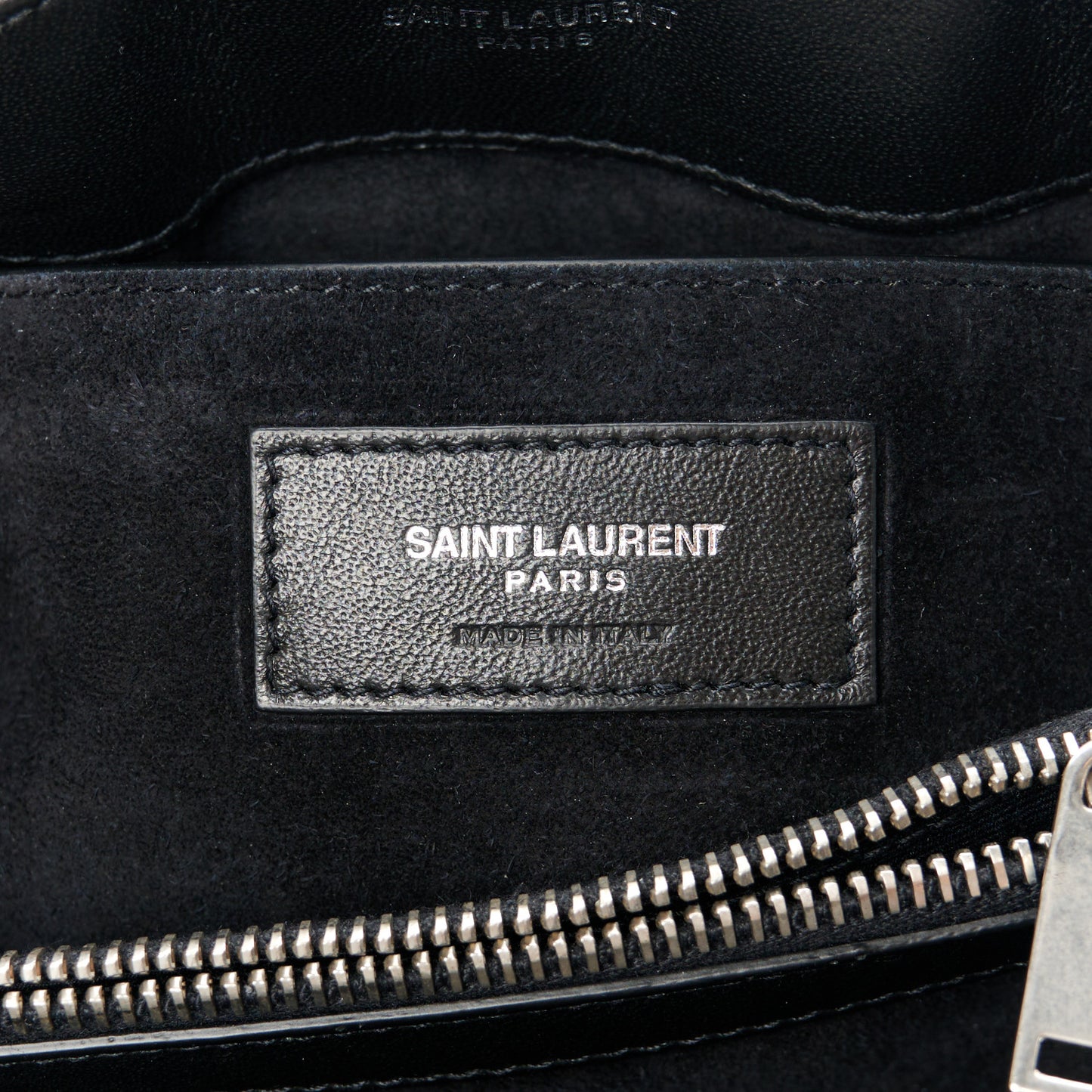 Metallic Calfskin Y Quilted Monogram Small Loulou Chain Satchel Acciaio