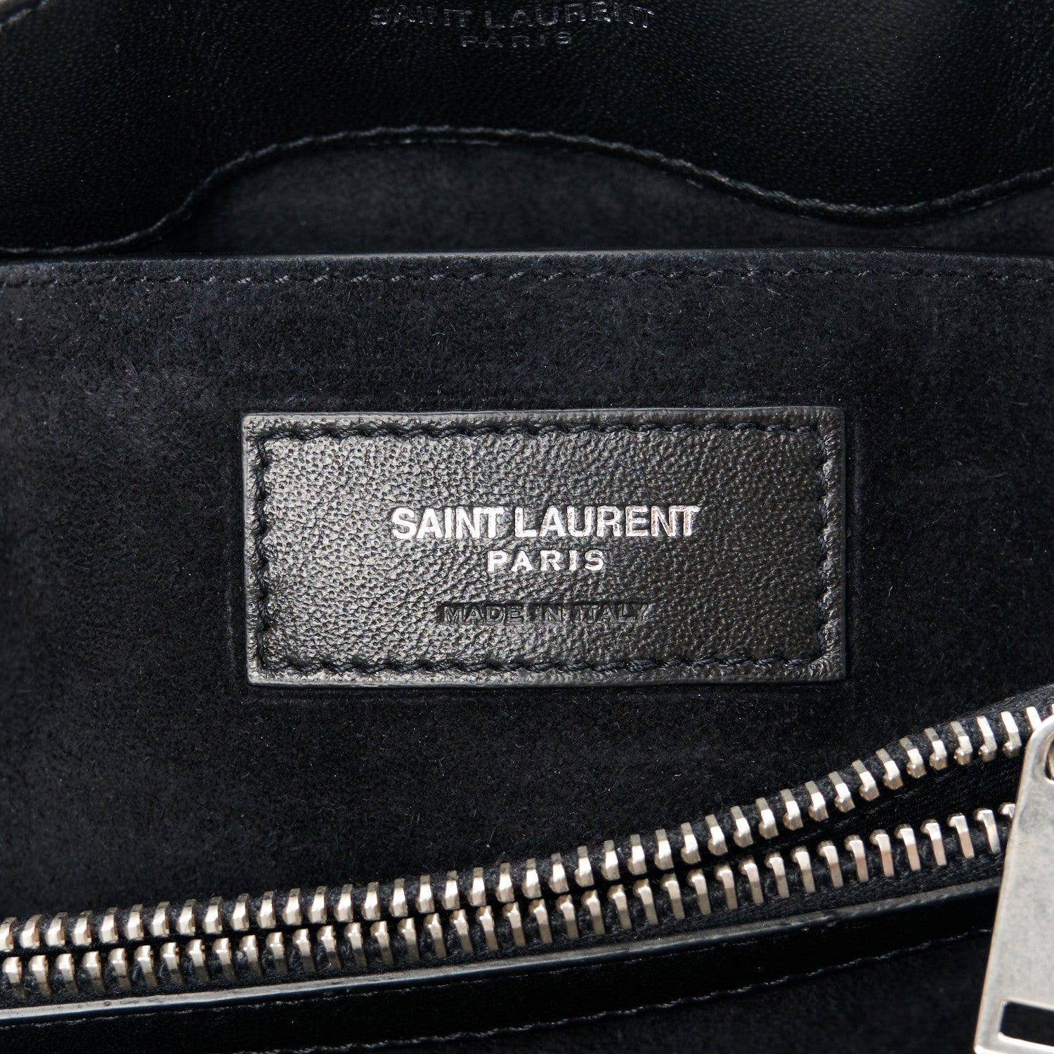 Saint Laurent Metallic Calfskin Y Quilted Monogram Small Loulou Chain Satchel Acciaio 6 of 10