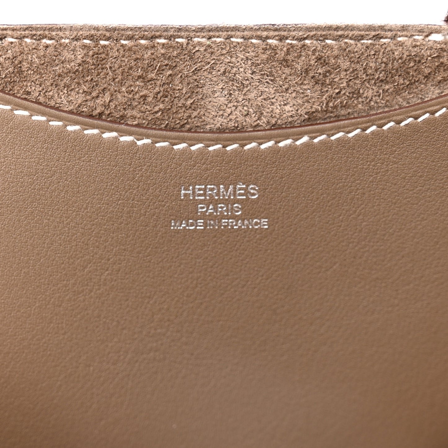 Taurillon Clemence Swift In-The-Loop 18 Bag Etoupe