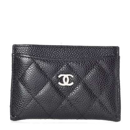 Chanel Caviar Quilted Card Holder Black 1 of 7
