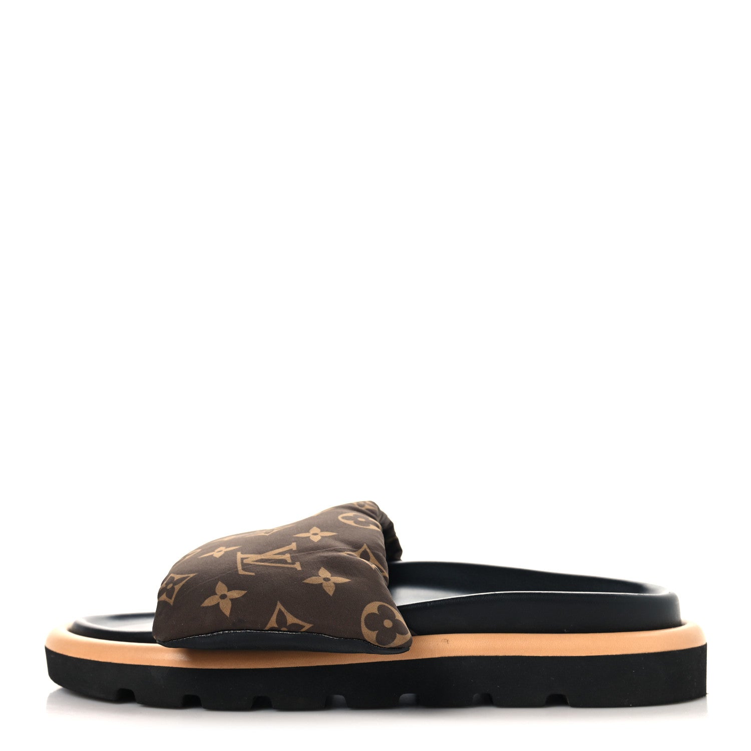 Louis Vuitton Nylon Monogram Pool Pillow Comfort Mule 40 Cacao Brown 1 of 10