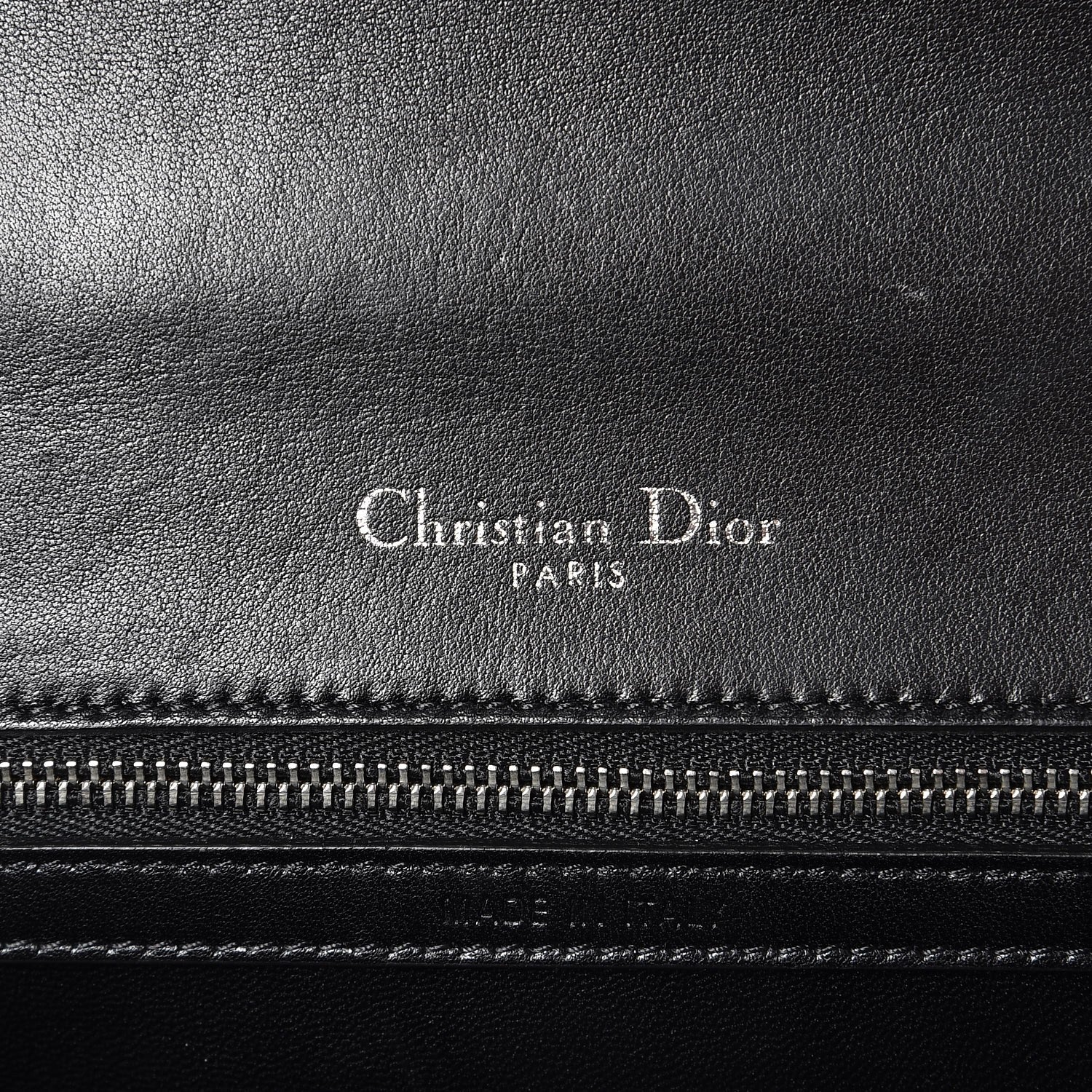 Christian Dior Lambskin Sequin Medium Diorama Flap Bag Black 6 of 7