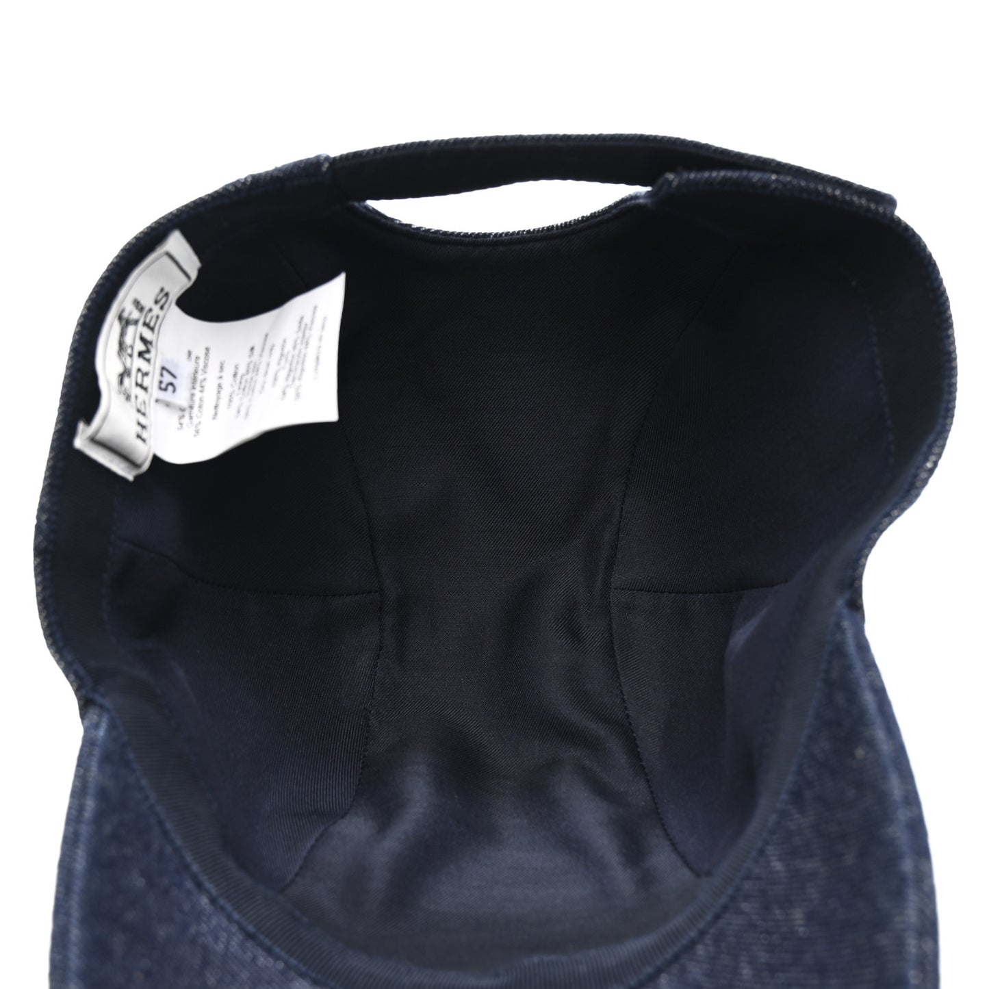 Denim Embroidered Davis Emile Hat 57 Indigo