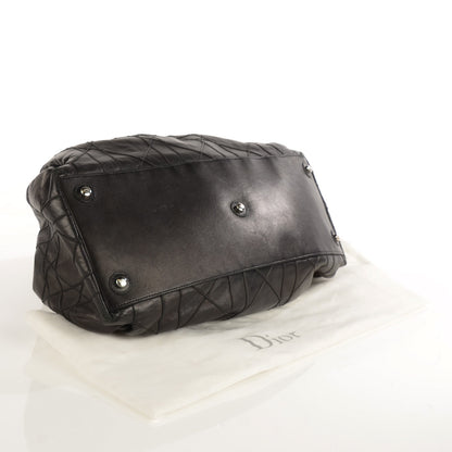 Christian Dior Lambskin Cannage Large Le Trente Tote Black 4 of 7