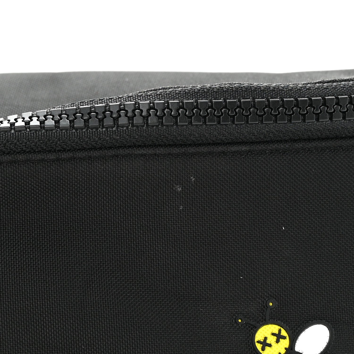 Christian Dior X KAWS Nylon Calfskin Bee Belt Bag Black 11 of 12