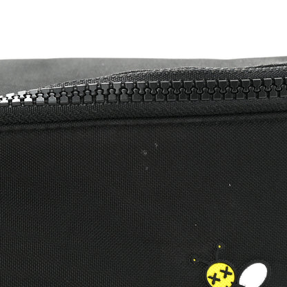 Christian Dior X KAWS Nylon Calfskin Bee Belt Bag Black 11 of 12