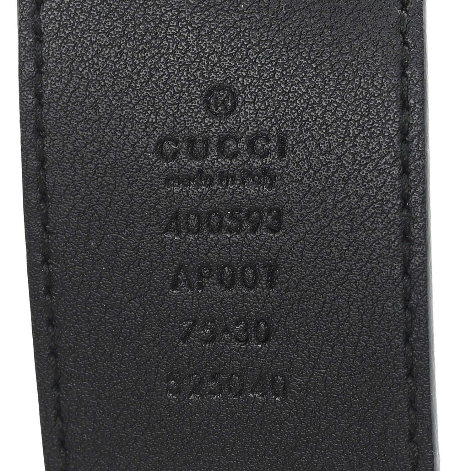 Gucci Calfskin Double G 40mm Belt 75 30 Black 3 of 4