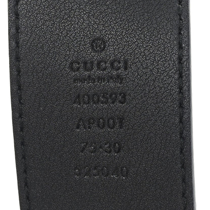 Gucci Calfskin Double G 40mm Belt 75 30 Black 3 of 4
