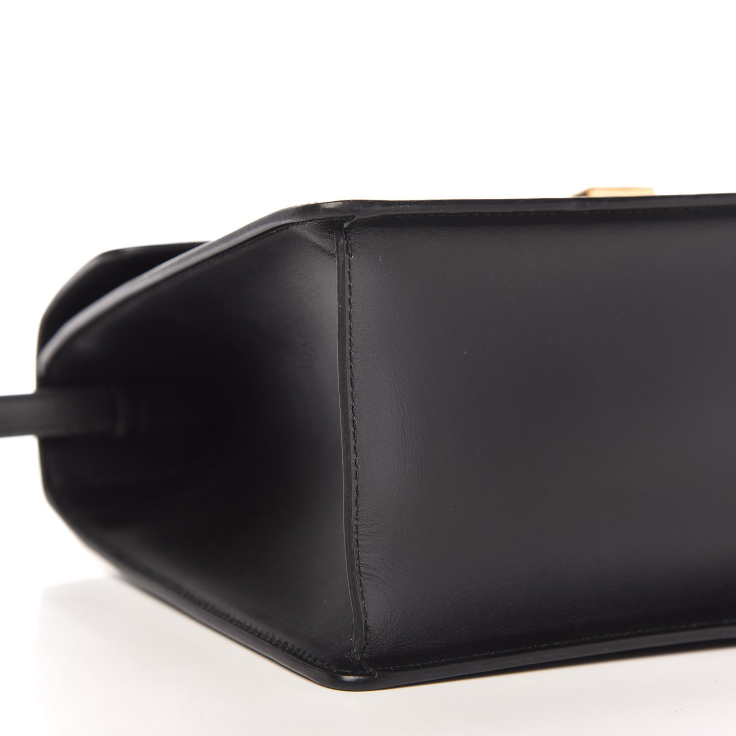 Gucci Calfskin Medium Sylvie Top Handle Bag Black 6 of 10