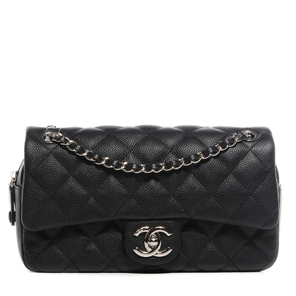 Chanel Caviar Quilted Medium Easy Flap Black 1 of 9