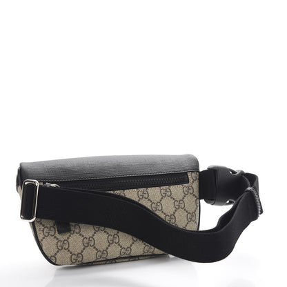 Gucci GG Supreme Monogram Belt Bag Black 4 of 9