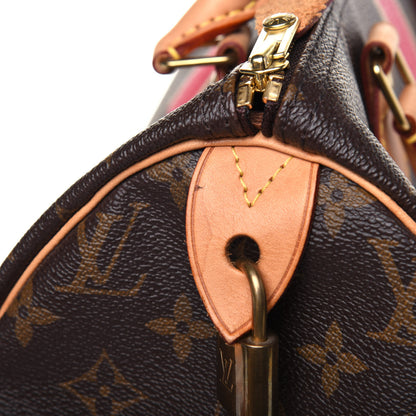 Louis Vuitton Monogram My LV Heritage Speedy 30 Fuchsia Ivory 14 of 21