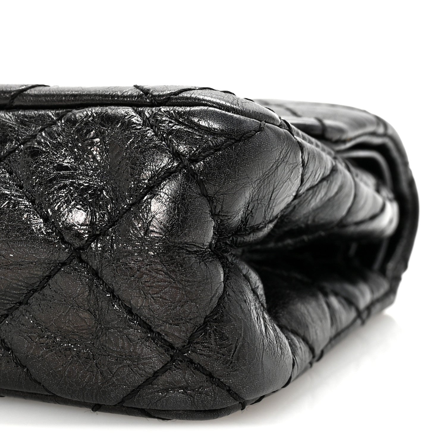 Chanel Aged Calfskin Quilted 2.55 Reissue Mini Flap Black 10 of 10