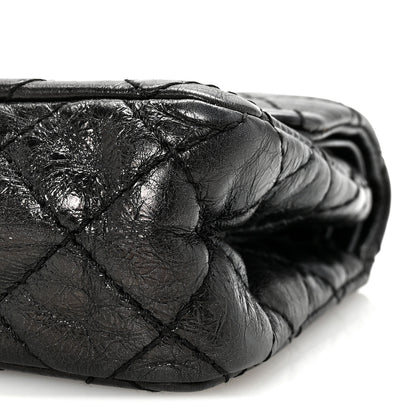 Chanel Aged Calfskin Quilted 2.55 Reissue Mini Flap Black 10 of 10