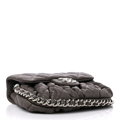 Chanel Washed Lambskin Quilted Mini Chain Around Flap Taupe 4 of 10