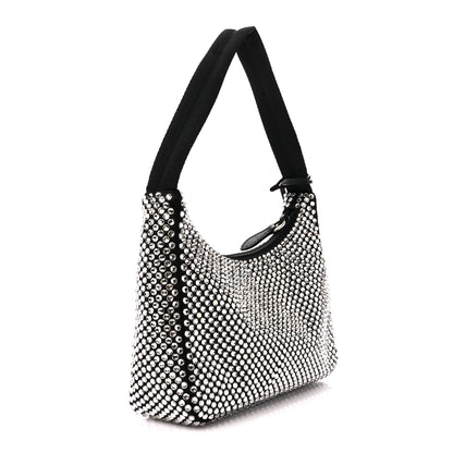 Prada Satin Crystal Mini Re-Edition 2000 Bag Cristal 3 of 12