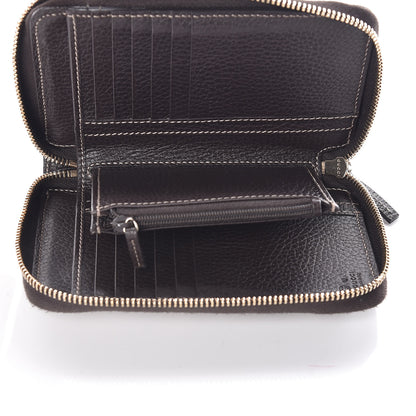 Gucci Crystal Monogram Zip Around Wallet Brown 5 of 10