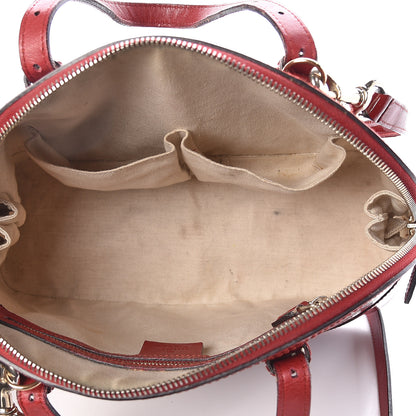 Gucci Patent Microguccissima Small Nice Top Handle Dome Bag Rose Bed 7 of 16