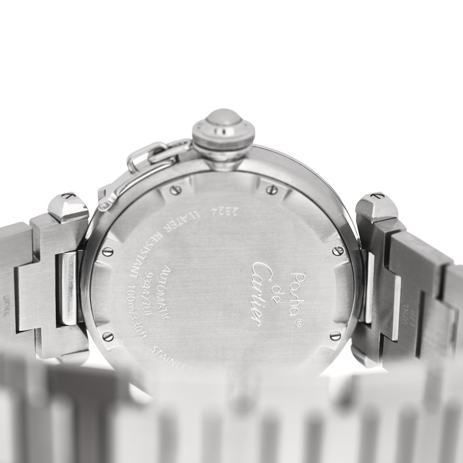 Cartier Stainless Steel 35mm Pasha C Automatic Watch Pink 4 of 4