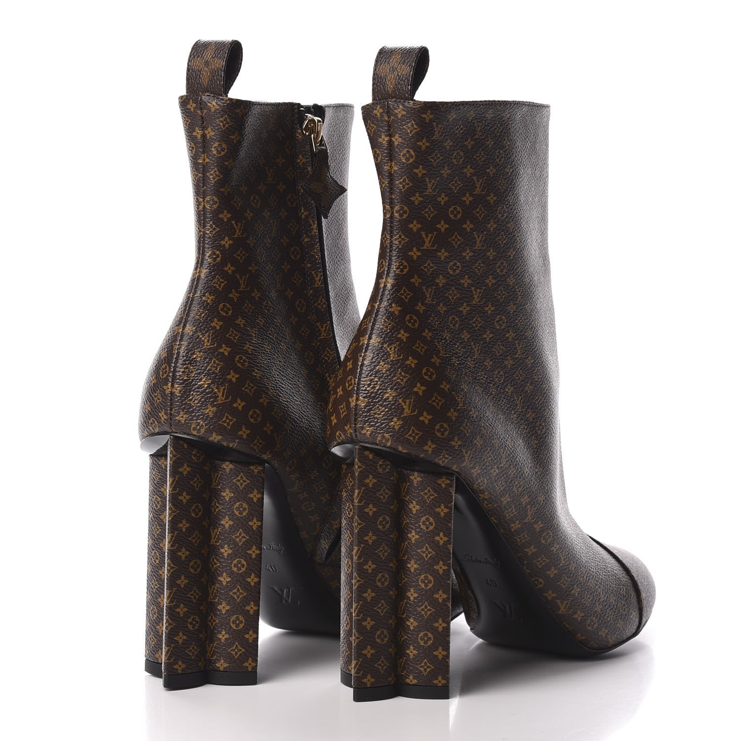 Louis Vuitton Monogram Silhouette Ankle Boots 40 4 of 12