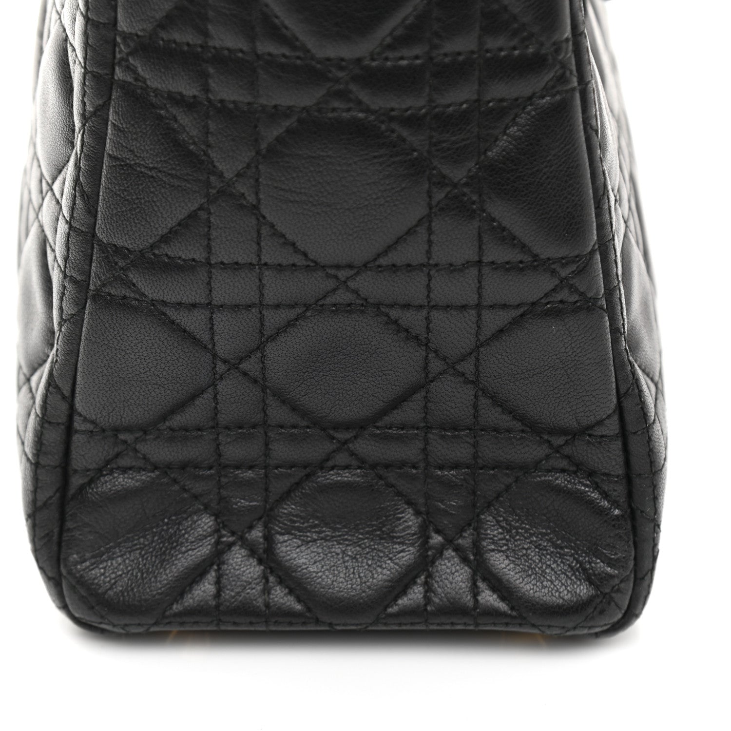 Christian Dior Lambskin Cannage Large Lady Dior Black 10 of 10