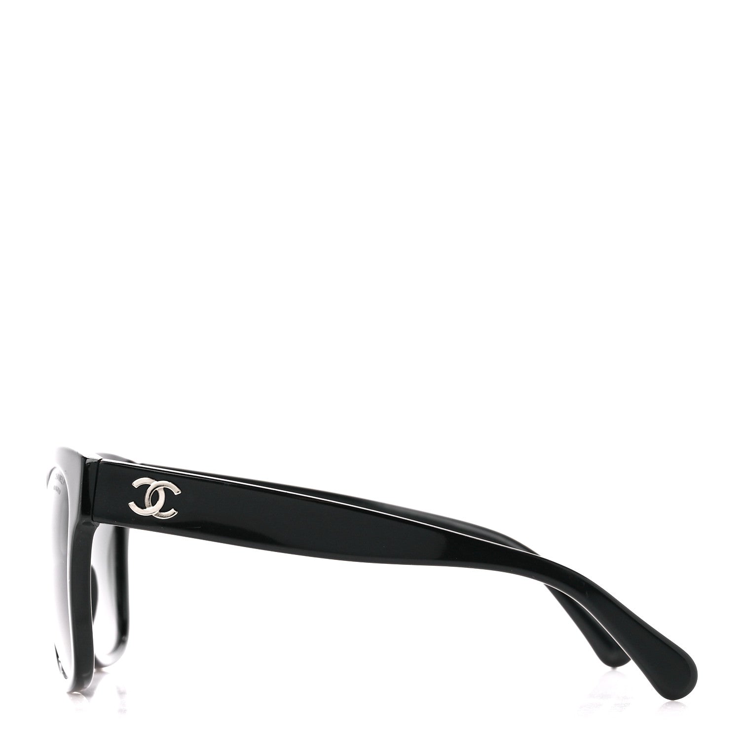 Chanel Acetate Polarized Square CC Sunglasses 5380 Black 3 of 8