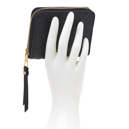 Louis Vuitton Empreinte Zippy Coin Purse Black 2 of 7