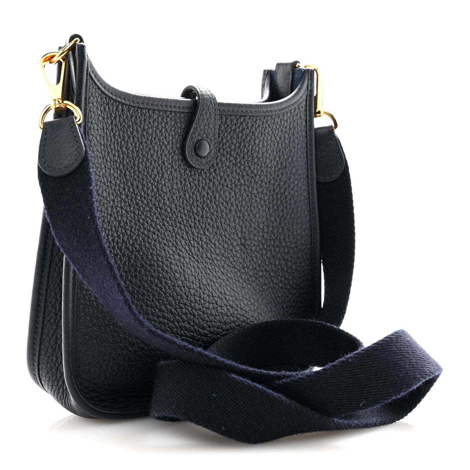Hermes Taurillon Clemence Evelyne TPM Bleu Nuit 3 of 12