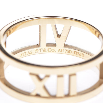 Tiffany 18K Yellow Gold Atlas Open Ring 52 6 4 of 5