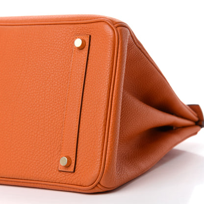 Hermes Togo Birkin 35 Orange 7 of 11